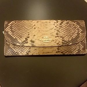 Snakeskin Leather Wallet
